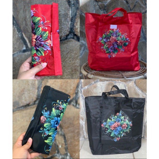 

HEIZADA Tas Belanja Lukis Tas Lipat Lukis Magic Bag Lukis Shopping Bag Lukis