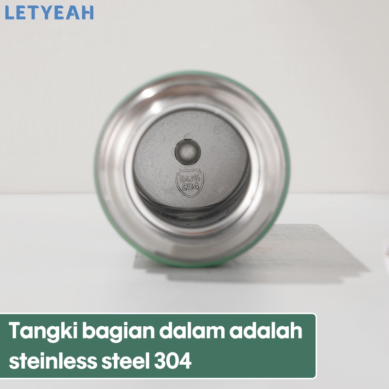 letyeah 500ml Termos air panas /dingin portable / botol minum vacuum flask stainless