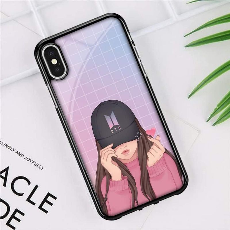 Case BTS Kpop Aesthetic iPhone Samsung Oppo Vivo Xiaomi Casing HP Lucu Unik Stylish KB