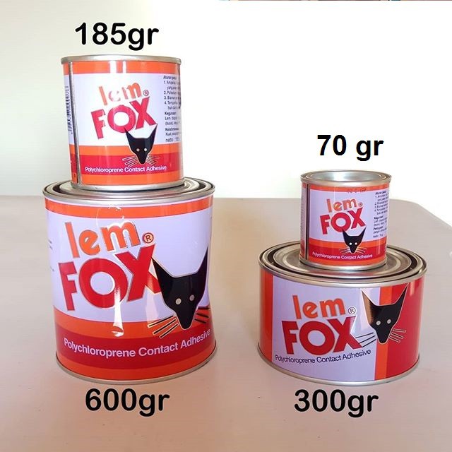 

Lem Aibon Kuning Kaleng 300 Gram u/ Kayu Serbaguna Kemasan Merah - FOX