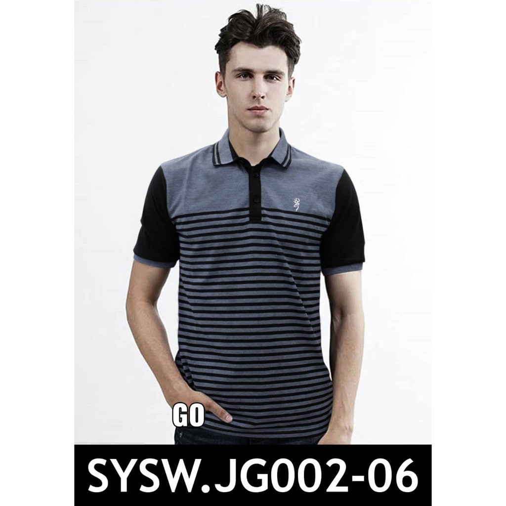 gof SY CRESSIDA KAOS POLO SHIRT COWOK Baju Pria Kaos Kerah 100% Original!