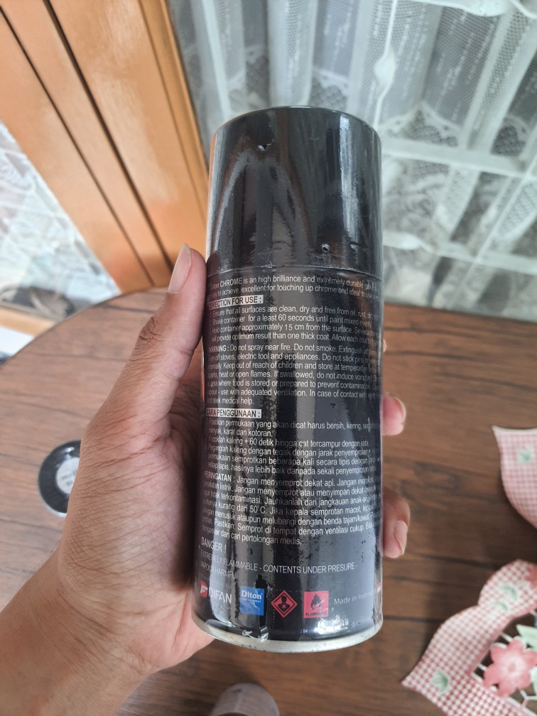 Chrome Krom Diton Premium Cat Pylox Pilox Semprot 300 Cc