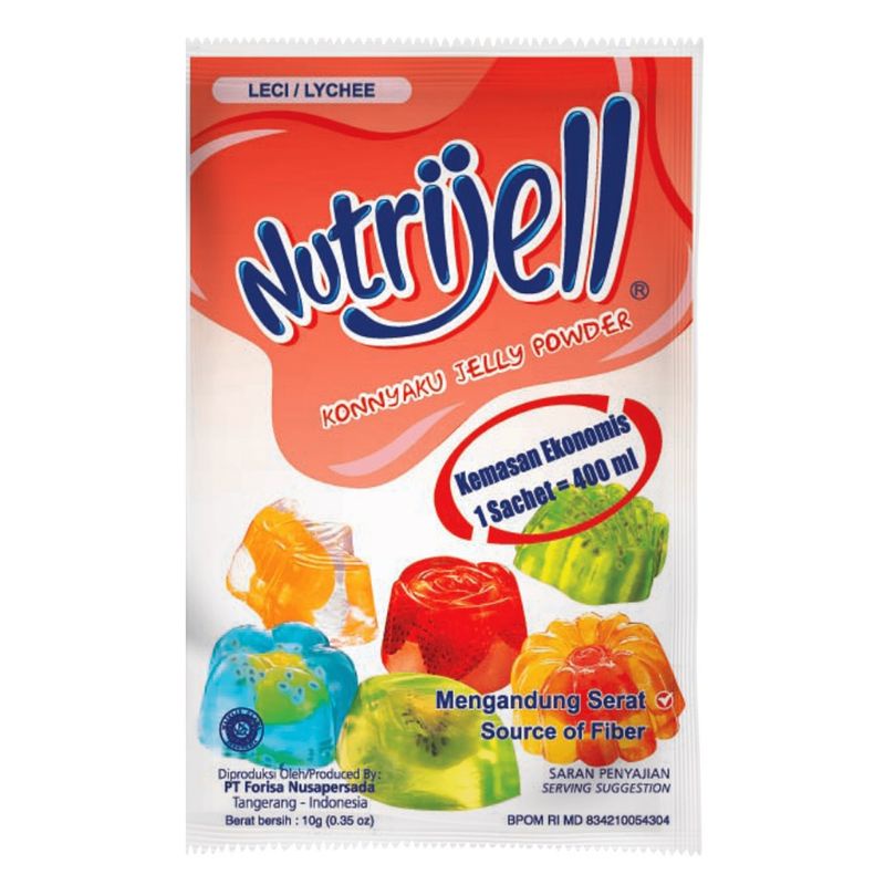 

NUTRIJELL EKONOMIS 10 GRAM 1'S JELLY POWDER