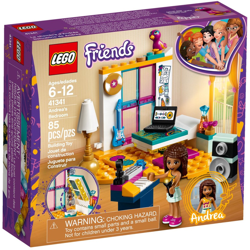 Lego 41342 Friends Emmas Deluxe Bedroom Building Toy Kit Set For Girls