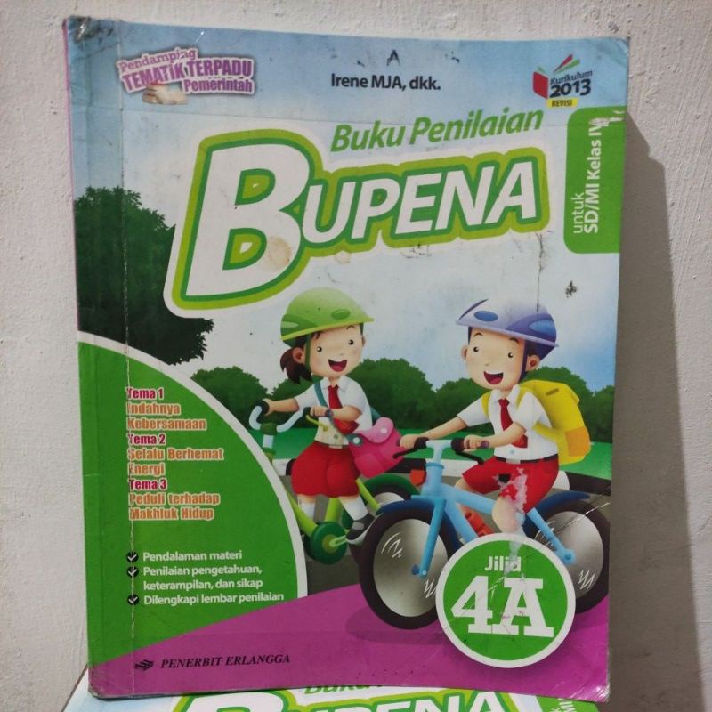 

Buku Penilaian Bupena 4A kurikulum 2013 revisi penerbit Erlangga / buku bekas