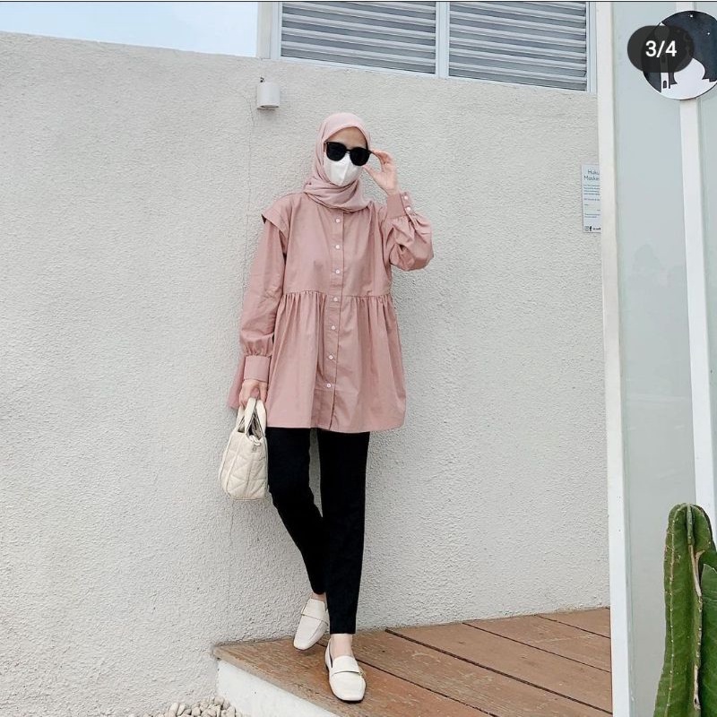 MOIA TOP BY COTTONTREND (ROSETAN)