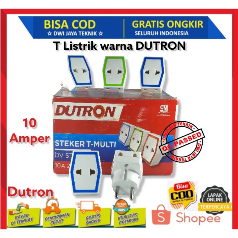 Steker Colokan Listrik T Warna Multifungsi