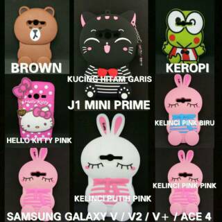 SAMSUNG GALAXY V/ACE 4/V PLUS/V2/J1 MINI PRIME/JUAL CASE BONEKA 3D