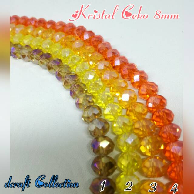 Kristal Ceko 8mm