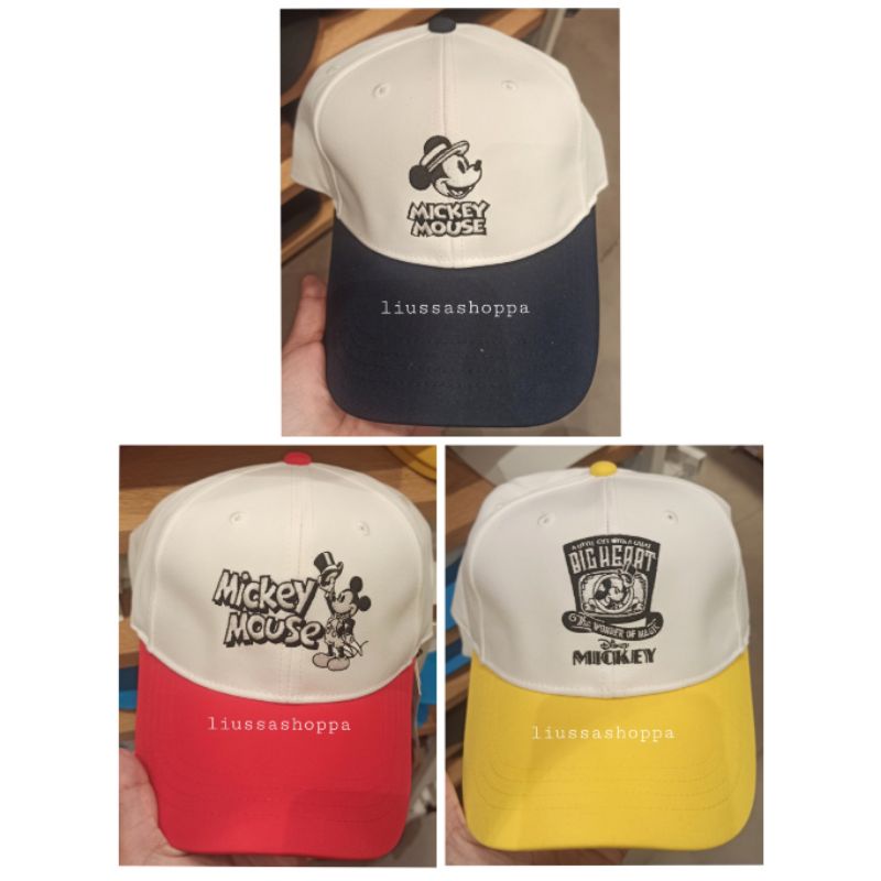 Topi Miniso - Mickey Mouse Collection Classic Baseball Cap