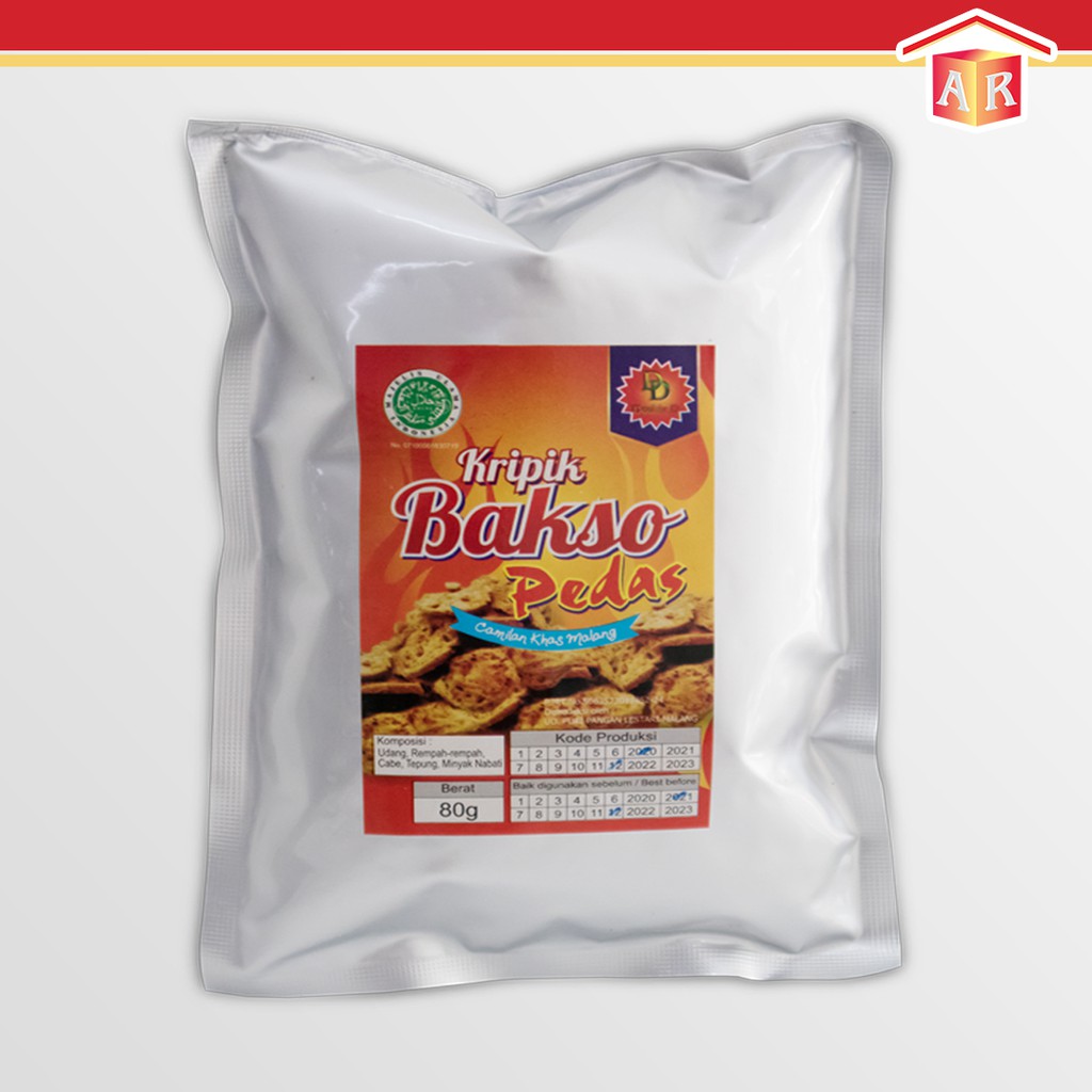 

Keripik Bakso Pedas DD