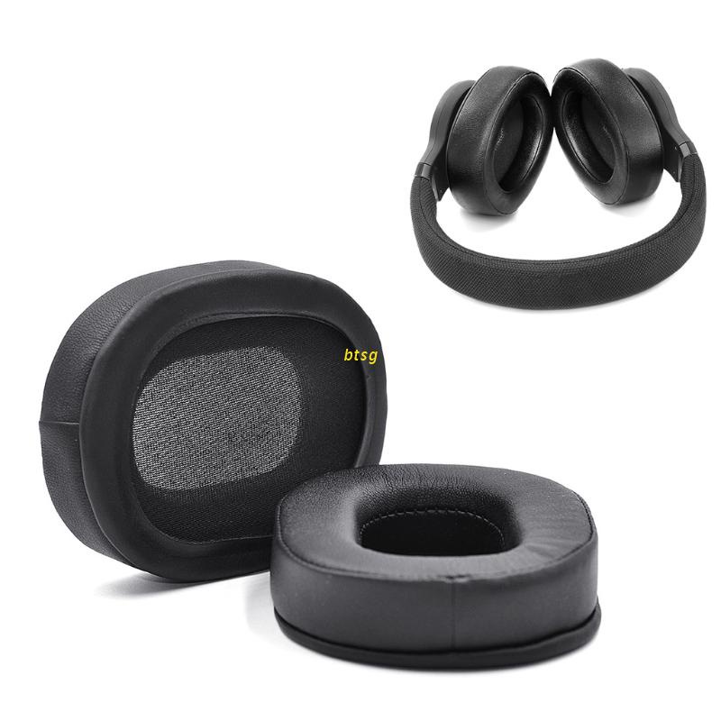 Btsg 2pcs Busa Headphone Pengganti Bahan Kulit PU Untuk J-bl E65btnc