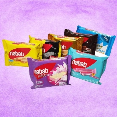 

NABATI Wafer 46gr gram Rasa Chocolate / Cheese / Raspberry Yoghurt / Pink Lava / Black / White Flavor Cokelat Keju Strawberry Susu Snack Original Wafers Makanan Ringan Camilan Cemilan Jajan Jajanan Siap Saji Kemasan Parcel Shoppa Corner Malang Jawa Timur