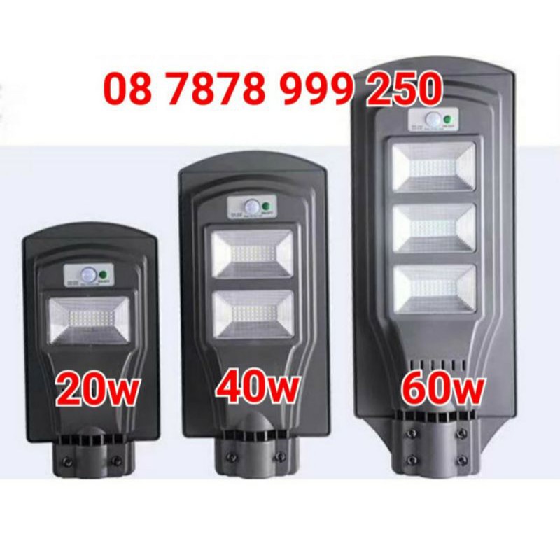 LAMPU JALAN SOLAR CELL LED 40W PJU TENAGA SURYA 40WATT 40 WATT