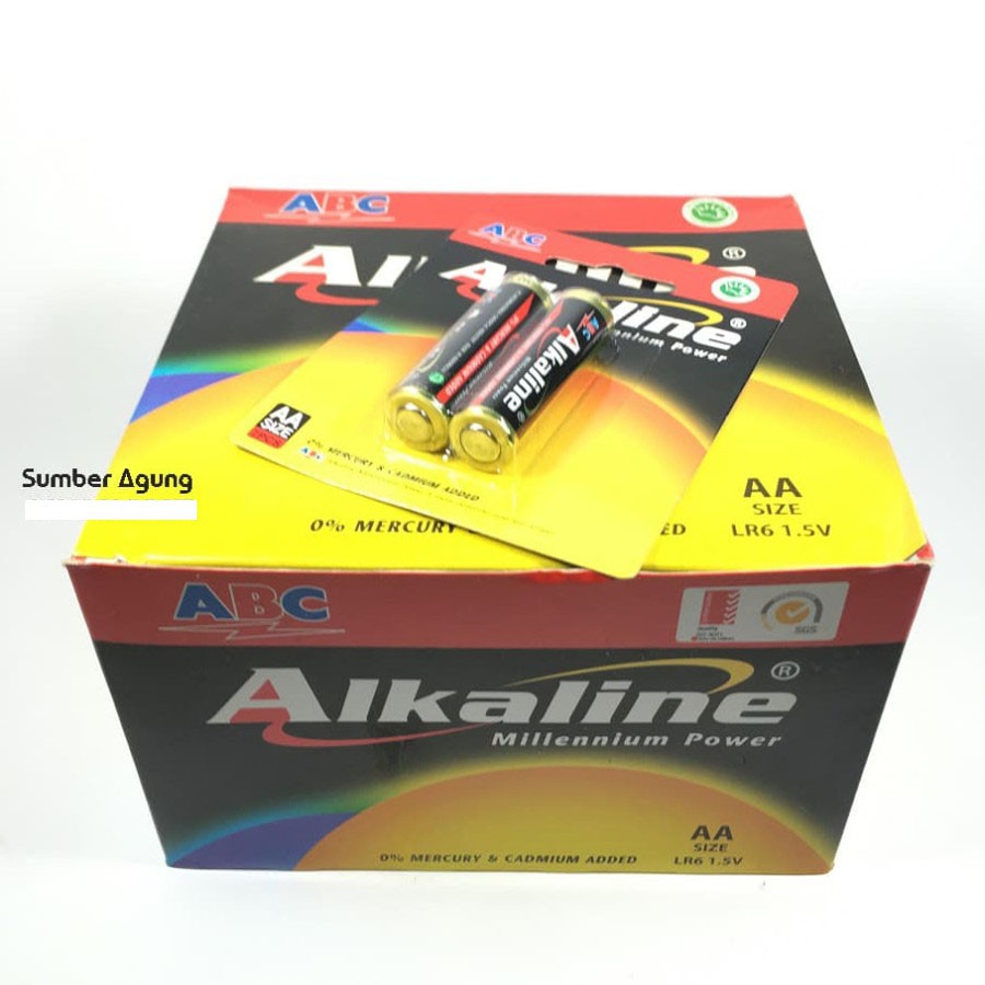 Baterai Alkaline AA A2 Batu ABC Satu Set isi 2pcs