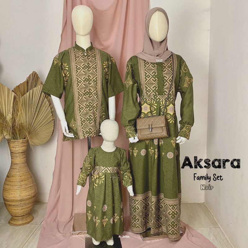 Aksara Family Set by Hijab Al-Jannah Sarimbit