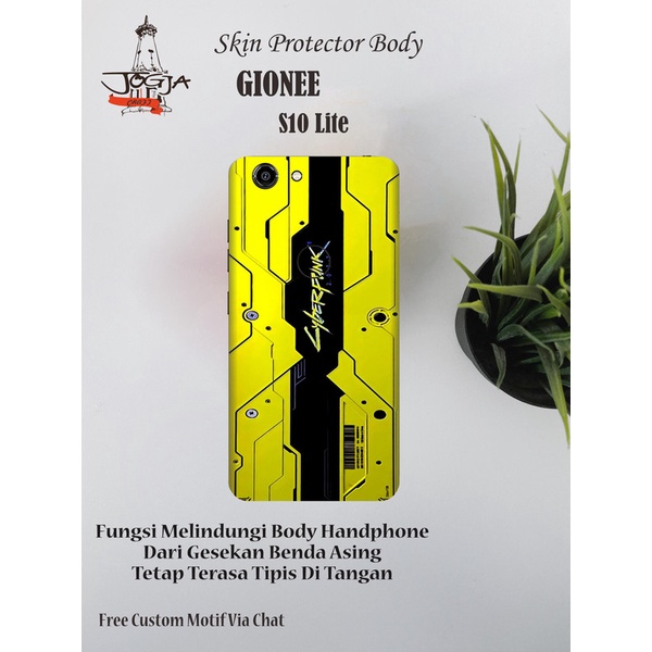 Dapat 2PCS Garskin HP Gionee S10 Lite Motif cyber - Free Custom Motif