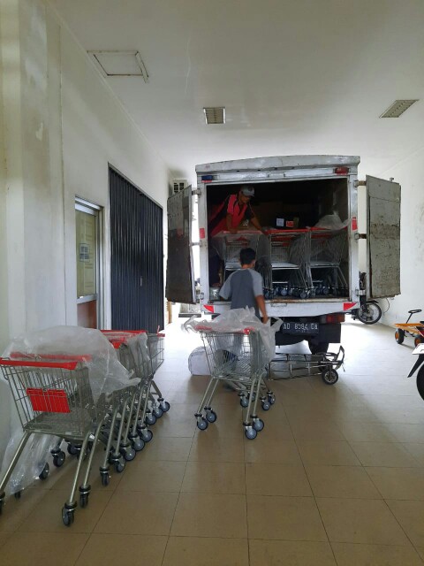 Troli Minimarket 60 Liter - Minimarket Trolley - Troli Belanja