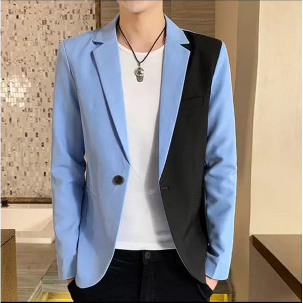 [blazer viken OT]Blazer pria Cotton Varian Warna