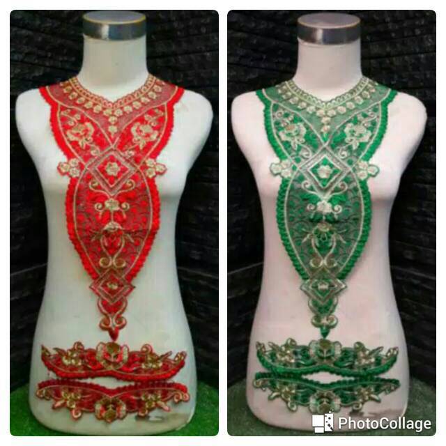 bordir gamis kaftan cleo