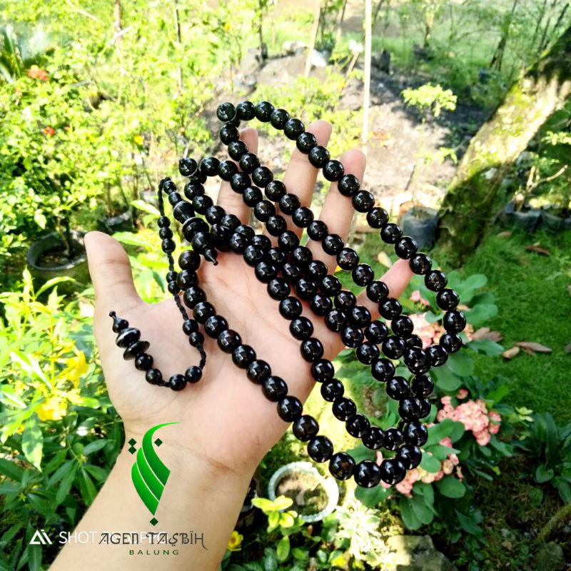 Tasbih Yuser Akar Bahar Alami Super 99 butir Original size 9mm