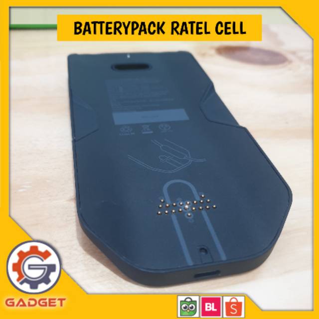Power Pack Baterai Ratel Cell R1020 Aksesoris Cover Case