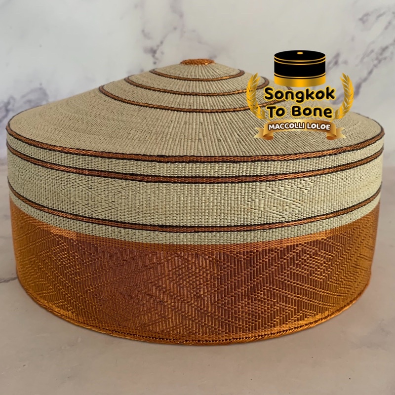 Songkok Recca Tembaga  Super Premium - Songkok Bugis - Songkok To Bone - SRTSP