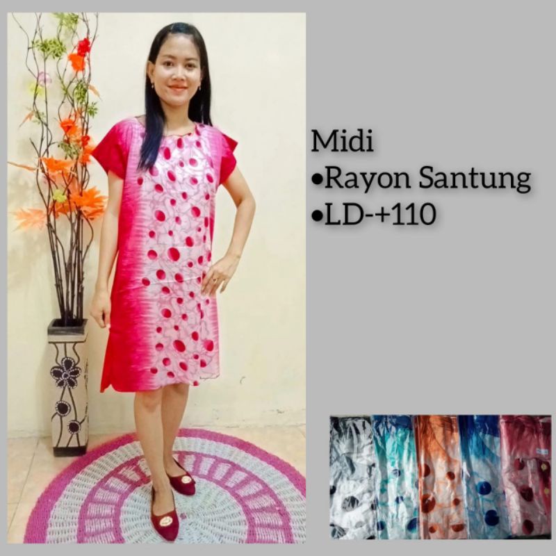 DASTER MIDI/daster viral/baju santai wanita/daster kekinian/daster best seller