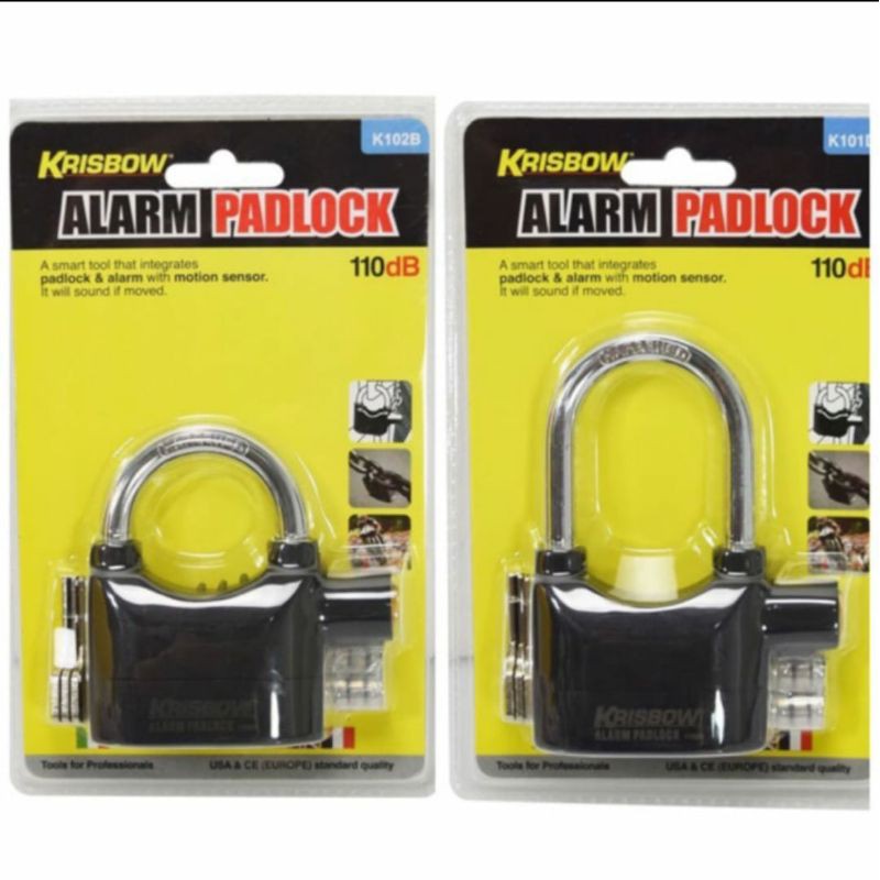 GEMBOK ALARM ANTI MALING KRISBOW ORIGINAL