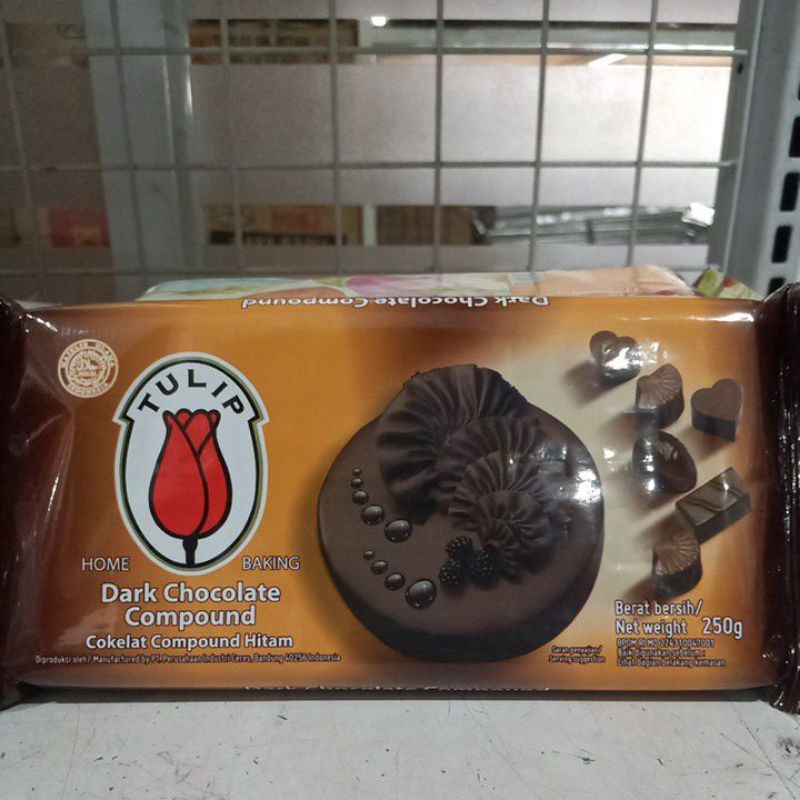 

TULIP DARK COMPOUND CHOCOLATE 225GR IK3