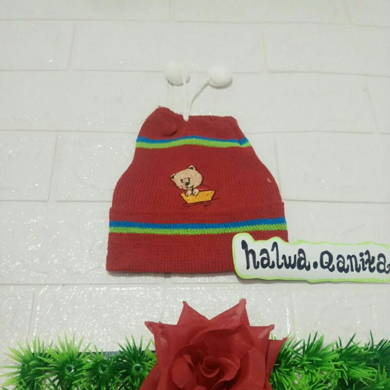 Topi Bayi Rajut Motif Topi Kupluk Bayi Baru Lahir Murah Perlengkapan Bayi