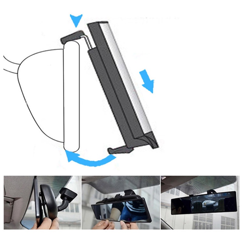 Cre Kaca Spion Panoramik High definition Model Clip On Untuk Mobil