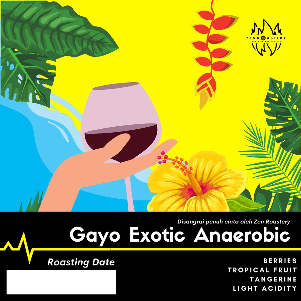 

Kopi Gayo Exotic Anaerobic 200 Gr Zen Roastery