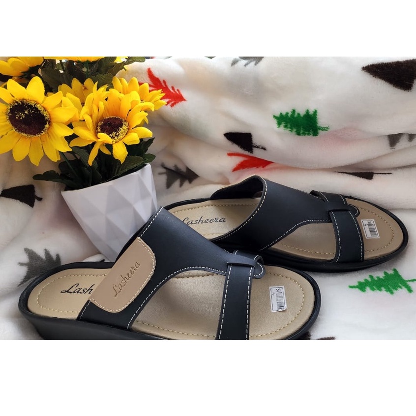 SANDAL WANITA SELOP ORIGINAL LASHEERA SANDAL PEREMPUAN MURAH ELEGANT FM-05