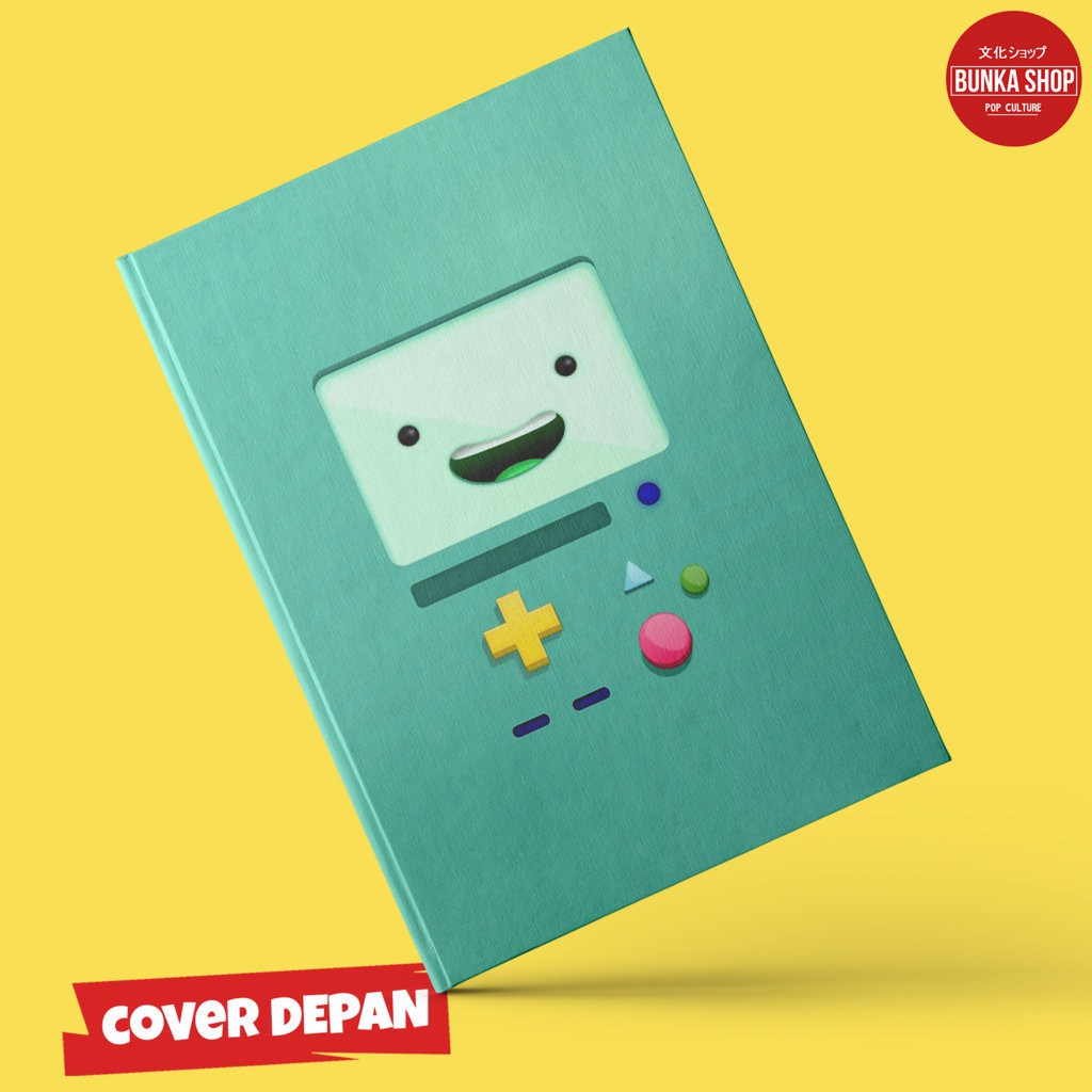 

Terlaris ✨ - Notebook Adventure Time BMO Face Hardcover A5 Buku Tulis Catatan Agenda Planner Jurnal3.1.23