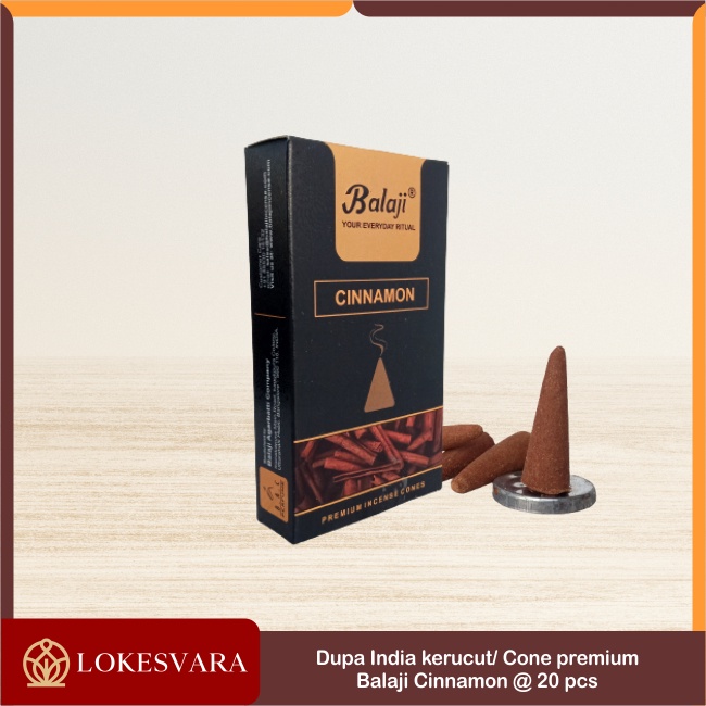 Dupa Hio Buhur Buhkur Wangi Harum India Aromaterapi Balaji Kerucut Cone Tumpeng Premium