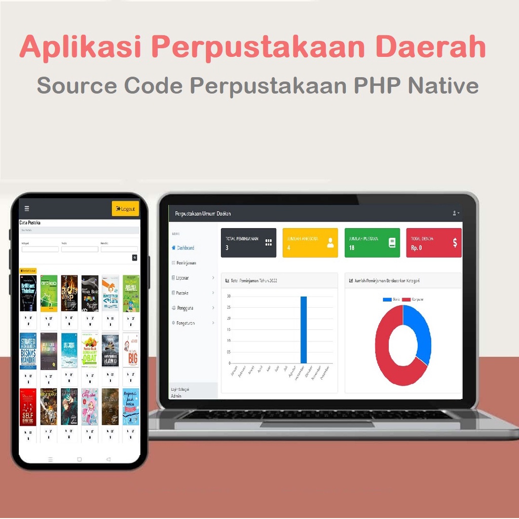 Source Code Perpustakaan Daerah PHP Native