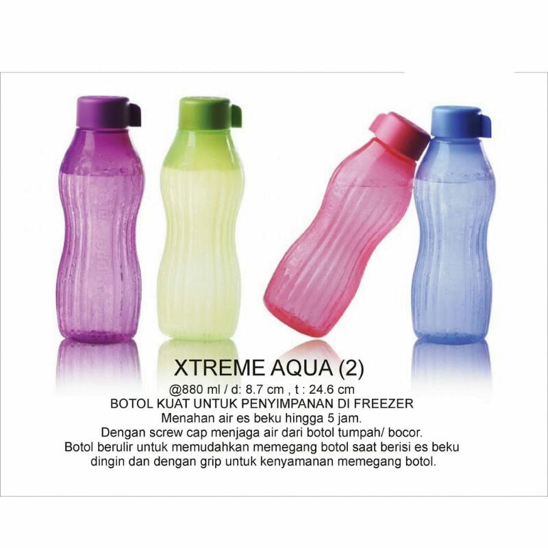 XtremAqua/Xtrem Aqua/Xtreme Aqua 880ml botol minum bisa disimpan dalam freezer