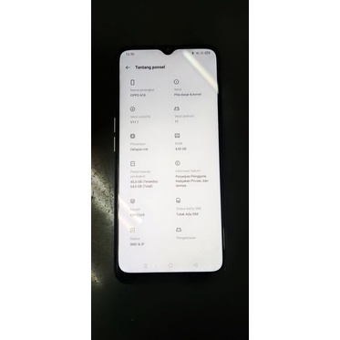 OPPO A16 Ram 4/64gb Second Hp Only