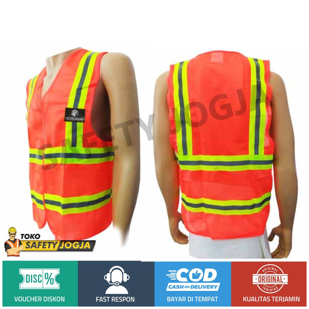 ROMPI PROYEK SAFETY KOMBINASI POLYESTER 4 LINE GOSAVE