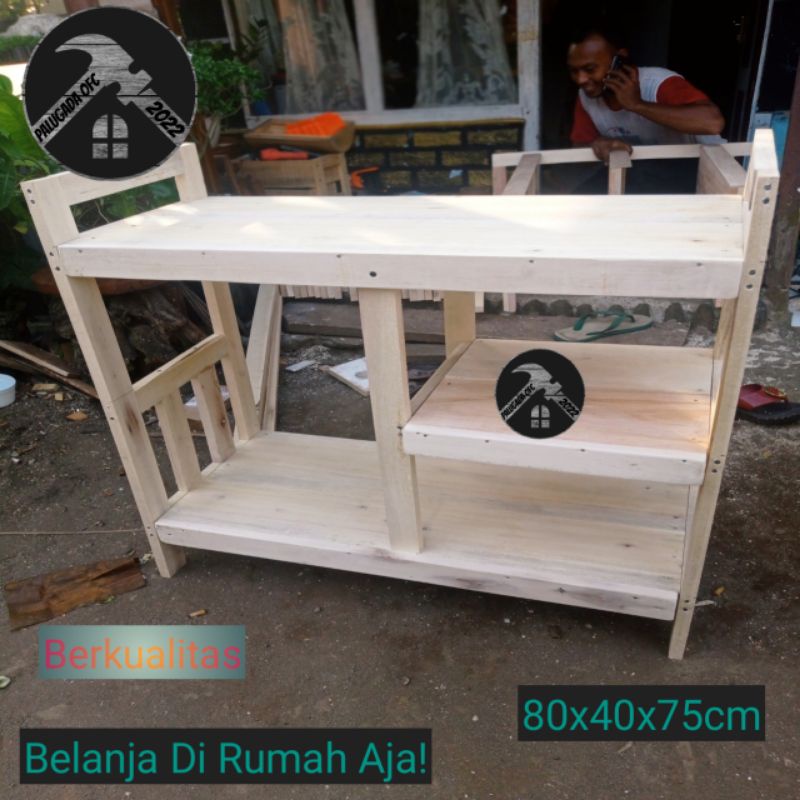 Jual Meja Kayu Kompor Gas 2 Tungku Serbaguna | Shopee Indonesia