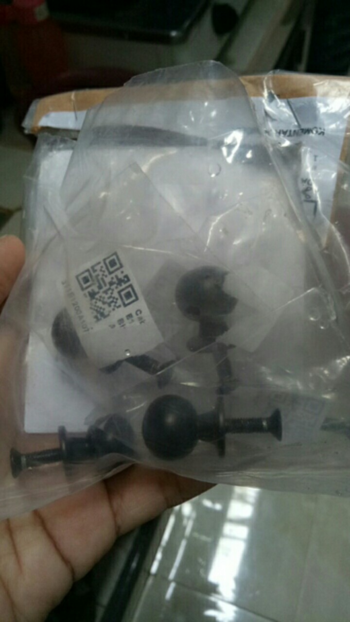 Handle Tarikan Laci 18x20mm A.e10b Knob Kotak Box Cabinet Handle Hitam