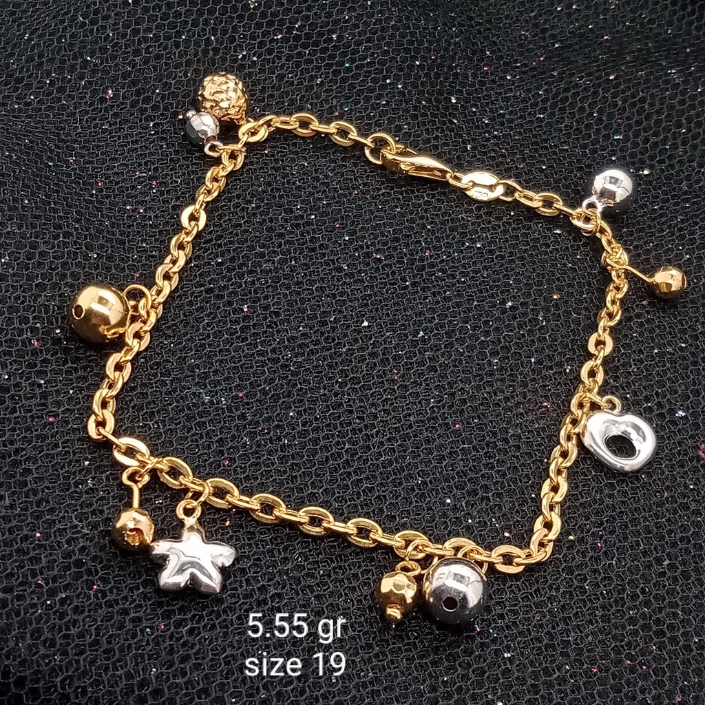 Gelang Emas 17K - 5.55 gr Kadar 750 - 1079