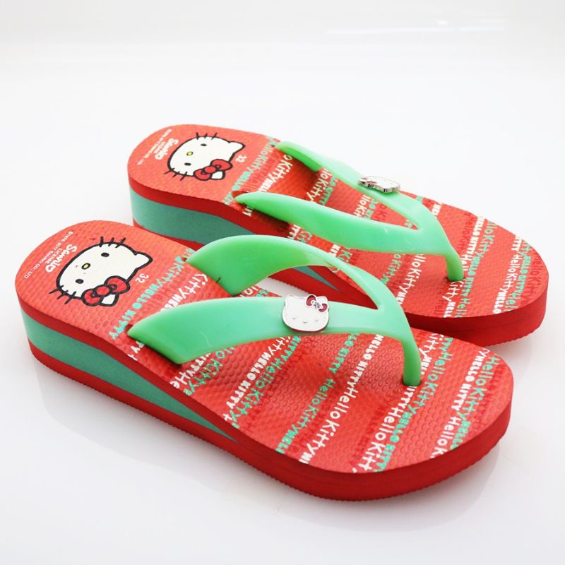 Ando Sandal Wedges Hello Kitty Anak HK 1512 Coral