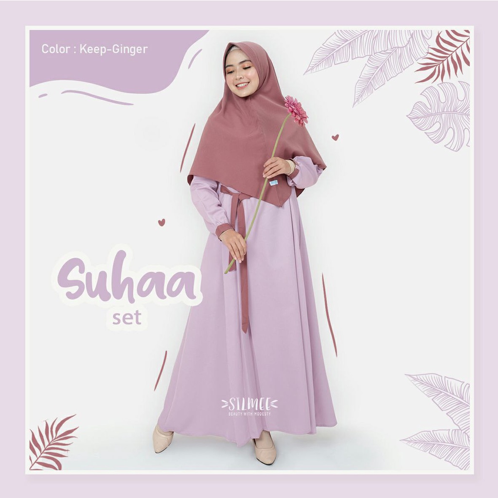 TERLARIS Suhaa Set by Silmee Indonesia gamis anak muda