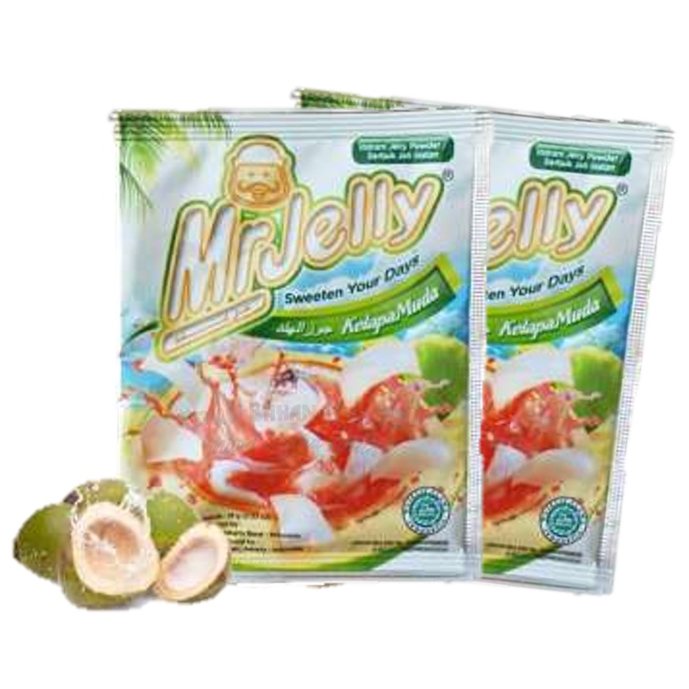 

MrJelly Kelapa Muda 15gr Serbuk Jeli Instan - Instant Jelly Powder