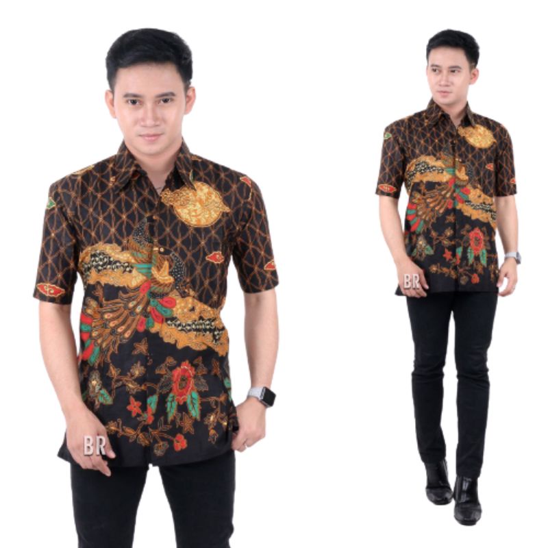 BAJU BATIK PRIA ABADI BATIK KEMEJA BATIK PRIA LENGAN PENDEK TERVIRAL DI SHOPEE