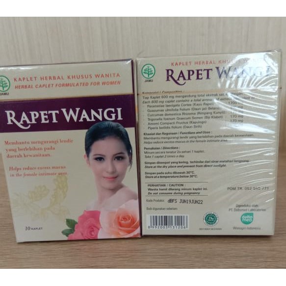 Kaplet Herbal Rapet Wangi