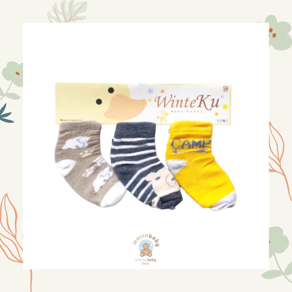 MBSS BISA PILIH MOTIF!!! WINTEKU Kaos Kaki Anak Bayi Non-slip Kaus Kaki Katun / Baby Socks P7