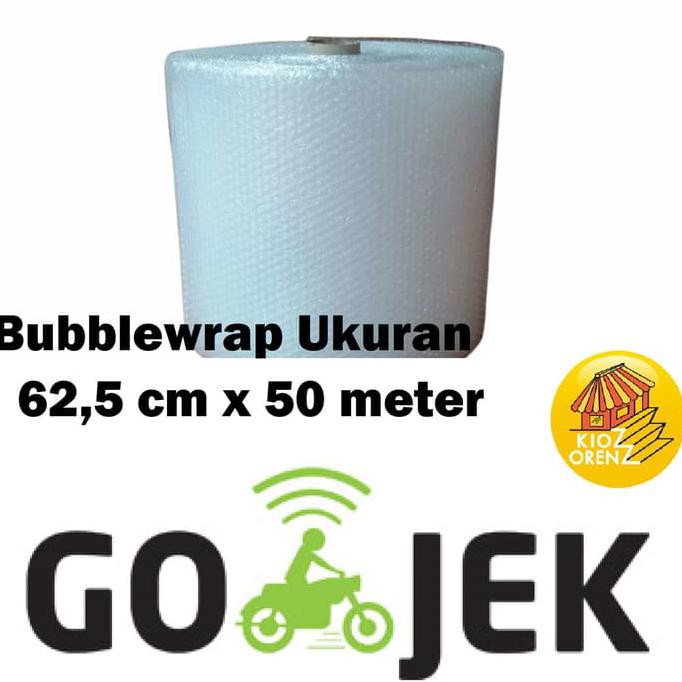 

BUBBLEWRAP uk. 62,5 Cm x 50 Meter PLASTIK BUBBLE WRAP GROSIR TERMURAH BERGARANSI
